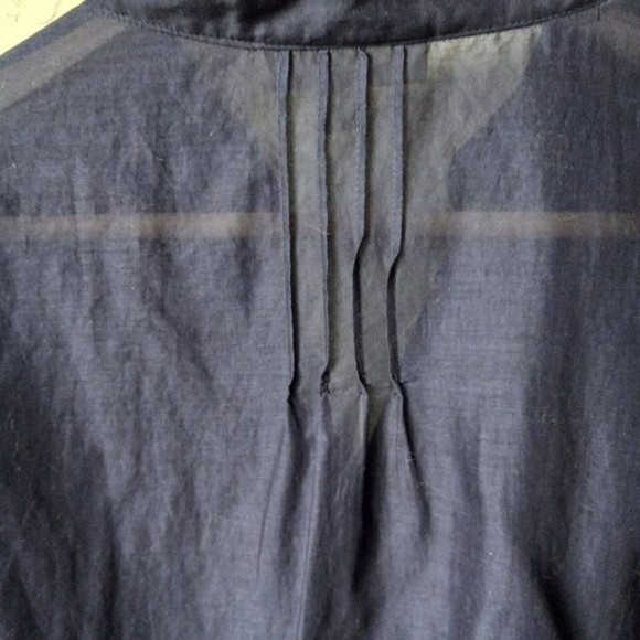 Coldwater Creek Lace Embroidered Navy tunic Top in Sz PL(14-16) - Picture 9 of 9